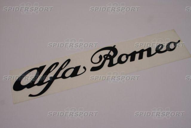 Aufkleber: Alfa Romeo Schriftzug 60 x 315mm – Spidersport 124