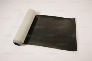 Kunstleder schwarz 25x140cm für Verdeckspriegel