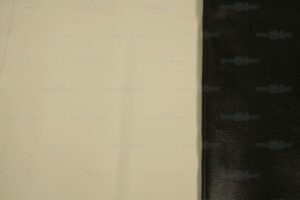 Dachhimmel créme ungelocht - vorne schwarz