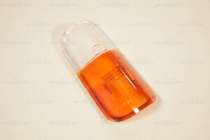 Blinkerglas links, weiß/orange, Baujahre 1964-69