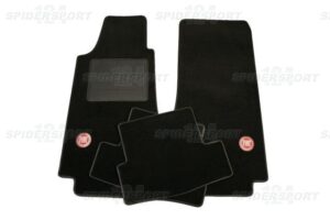 Fußraummatten schwarz, Satz 4-teilig, 1970-82