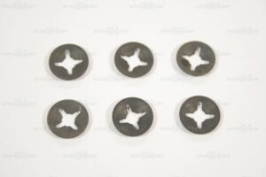 Klammern für Chromplatten 10032D/E, 6 Stück