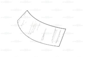 Windschutzscheibe grün getönt mit Grünkeil