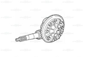 Teller- und Kegelrad BS/CS1 - Übersetzung: 10/43