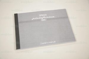Bedienungsanleitung 124 Spider 2000, Baujahr 1985