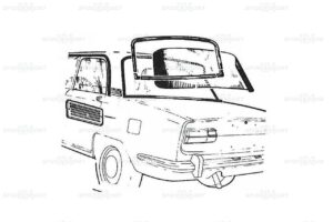 Dichtung für Heckscheibe - Berlina