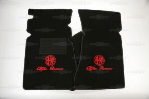 Fußraummatten schwarz, Satz 4-teilig