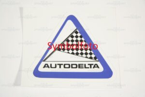 Emailleschild: Autodelta, 280x250mm
