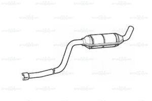 Auspuff mitte 1400/1600 Sport