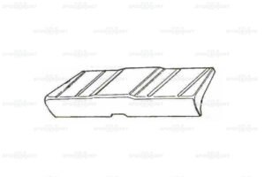 Ablage hinten Rohteil, Baujahre 1983-85