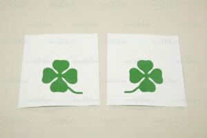 Aufkleber: Alfa Kleeblatt, links/rechts, Satz