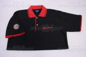 Poloshirt schwarz Alfa Romeo, Größe: S