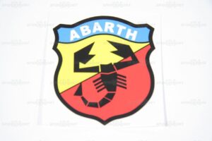 Aufkleber: ABARTH, 80 x 90mm