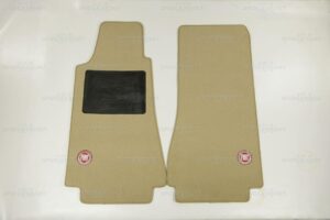 Fußraummatten beige, Satz 2-teilig, 1970-82
