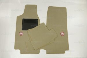 Fußraummatten beige, Satz 4-teilig, 1970-82