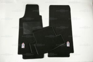 Fußraummatten schwarz, Satz 4-teilig, 1983-85