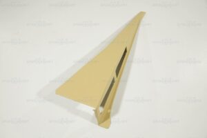 B-Säulenverkleidung beige links - Aluminium