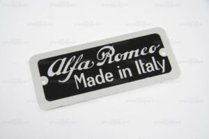 Schild Blech: Made in Italy