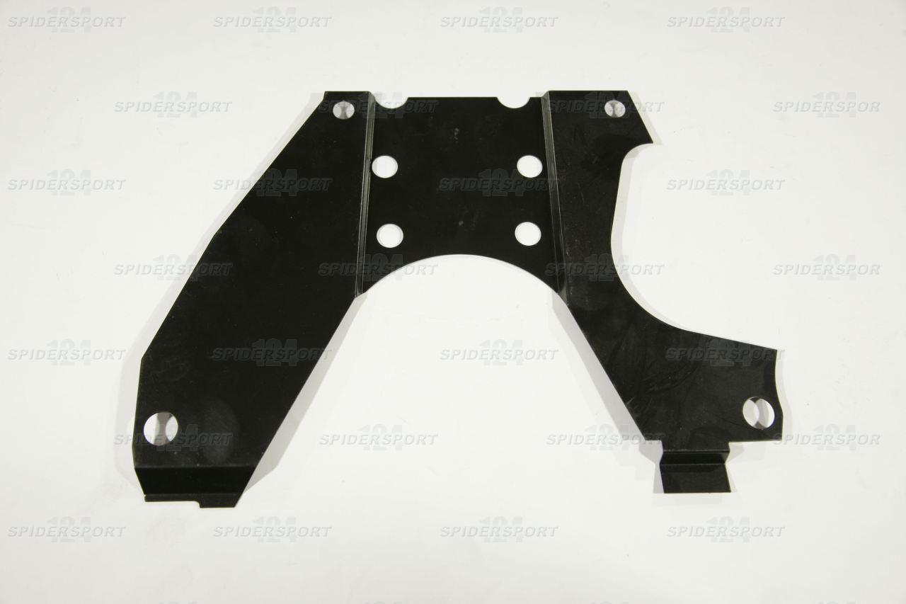 Schutzblech zwischen Motor und Getriebe
