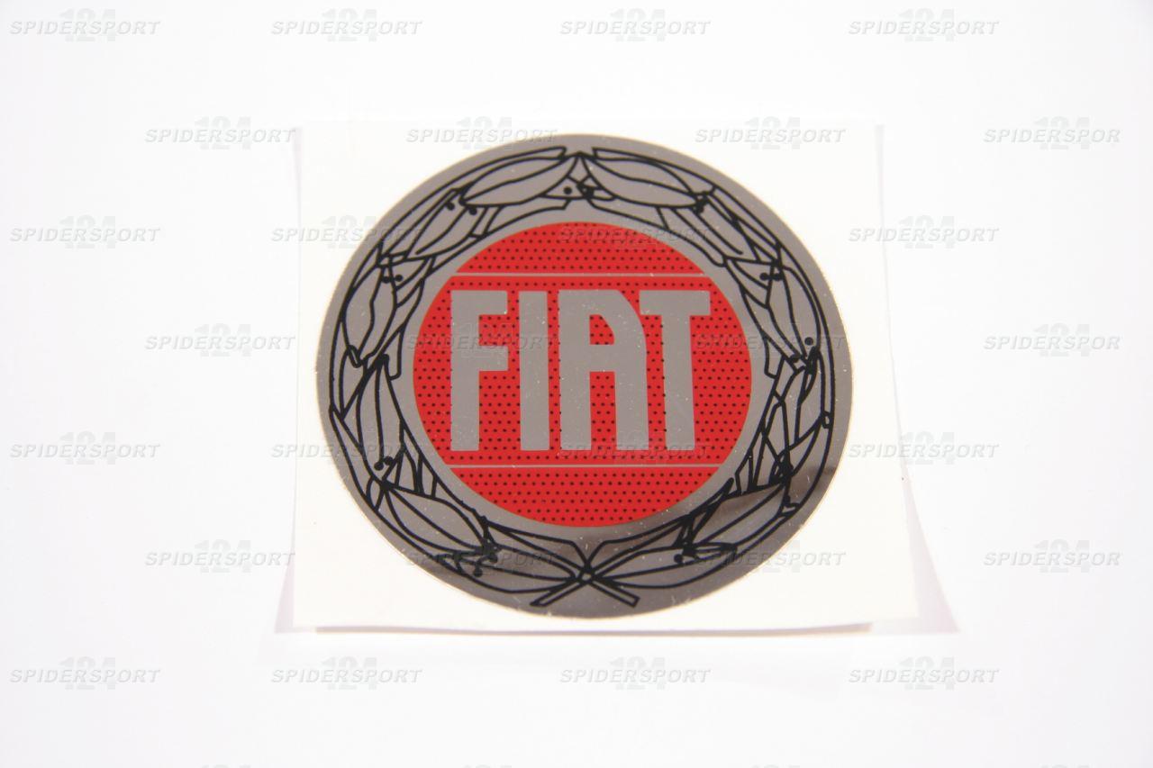 Aufkleber: FIAT, Dm: 5,5cm