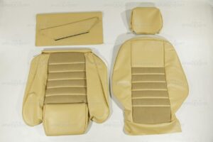 Sitzbezug beige - Alcantara/Kunstleder
